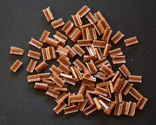 فیلم عایق حرارتی چسب حرارتی برای اکستنشن و تفنگ کراتین، 100 عدد (رنگ قهوه ای)