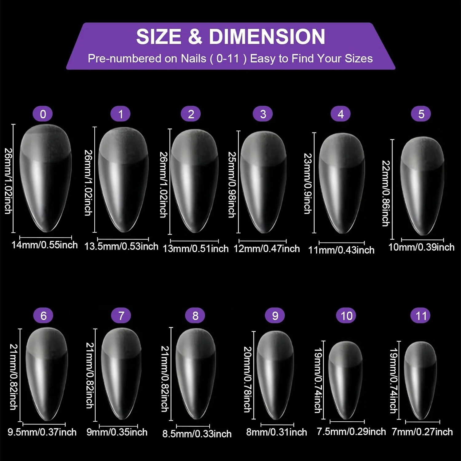 120 عدد تیپ ناخن مصنوعی بادامی، اکستنشن ناخن شفاف، تیپ ناخن اکریلیک، تیپ ناخن ژل نرم پوشش کامل، ناخن مصنوعی بادامی برای سالن های ناخن و طراحی ناخن DIY، 10 سایز 120 عدد تیپ ناخن مصنوعی بادامی، اکستنشن ناخن شفاف، تیپ ناخن اکریلیک، تیپ ناخن ژل نرم پوشش کامل، ناخن مصنوعی بادامی برای سالن های ناخن و طراحی ناخن DIY، 10 سایز