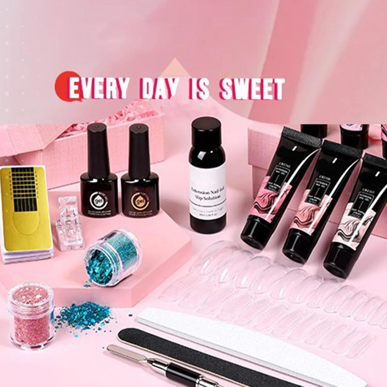 ژل چسب ناخن - بیس کت و ژل اکستنشن ناخن 6 رنگ - لاک پایه ناخن چند منظوره با ماندگاری طولانی برای مبتدیان و متخصصان مانیکور ژل چسب ناخن - بیس کت و ژل اکستنشن ناخن 6 رنگ - لاک پایه ناخن چند منظوره با ماندگاری طولانی برای مبتدیان و متخصصان مانیکور