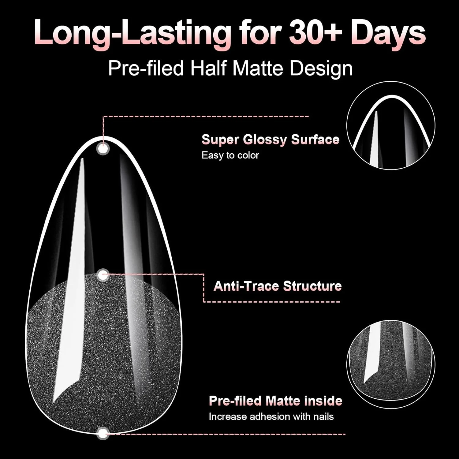 ۲۴۰ عدد ناخن مصنوعی - ناخن های مصنوعی مربعی کوتاه شفاف - چسب مات نیمه برای کاشت ناخن های اکریلیک و ژل - مانیکور DIY، طراحی ناخن فرانسوی، ۱۲ سایز ۲۴۰ عدد ناخن مصنوعی - ناخن های مصنوعی مربعی کوتاه شفاف - چسب مات نیمه برای کاشت ناخن های اکریلیک و ژل - مانیکور DIY، طراحی ناخن فرانسوی، ۱۲ سایز