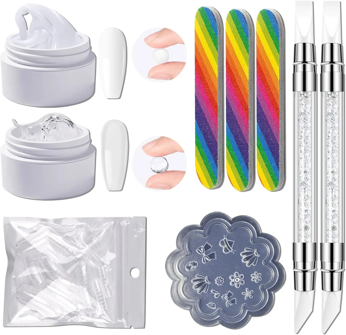 ژل بیلدر 3D ژل طراحی ناخن، چسب مجسمه سازی 3D، چسب اکستنشن ناخن