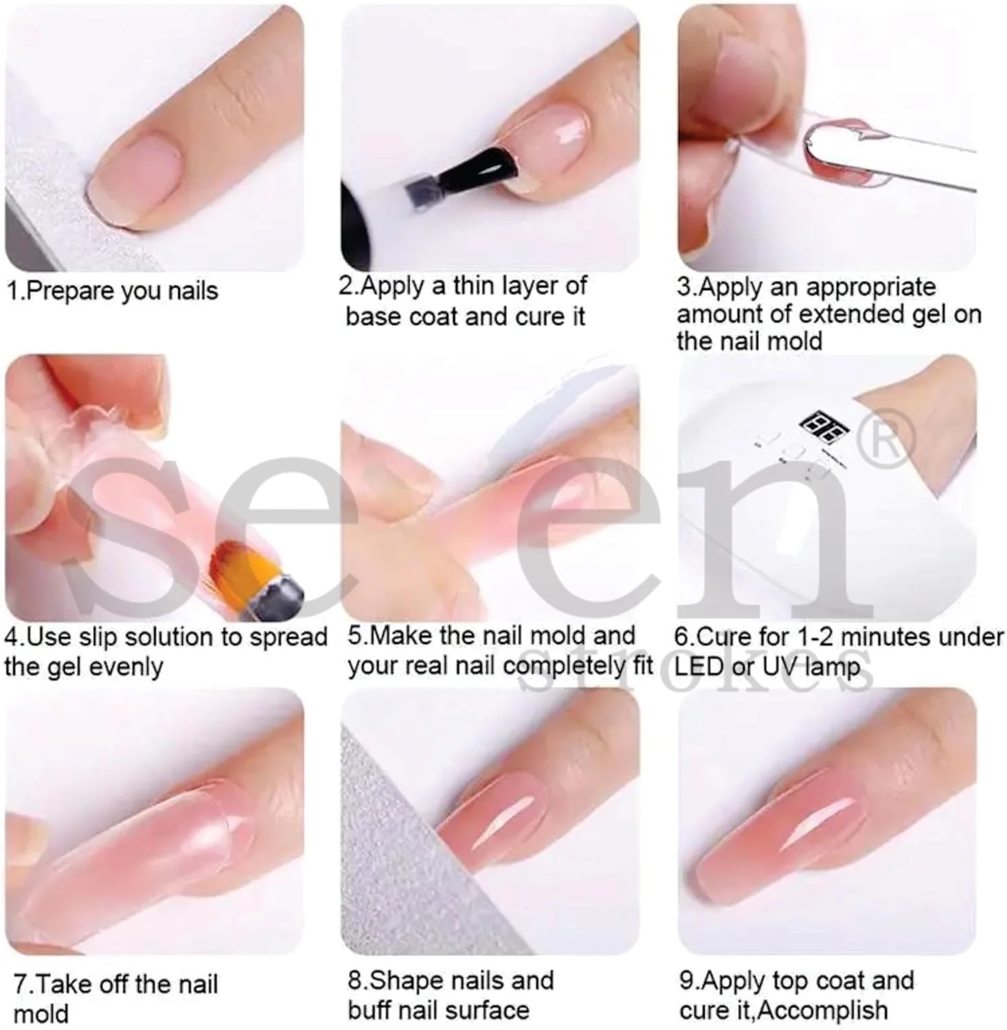 ست کامل ژل پلی ناخن بدون HEMA برای ژل سازنده، ست طراحی ناخن UV، ست اکستنشن ناخن، ست مانیکور و پدیکور بدون چسب (20 قلم در ست) ست کامل ژل پلی ناخن بدون HEMA برای ژل سازنده، ست طراحی ناخن UV، ست اکستنشن ناخن، ست مانیکور و پدیکور بدون چسب (20 قلم در ست)