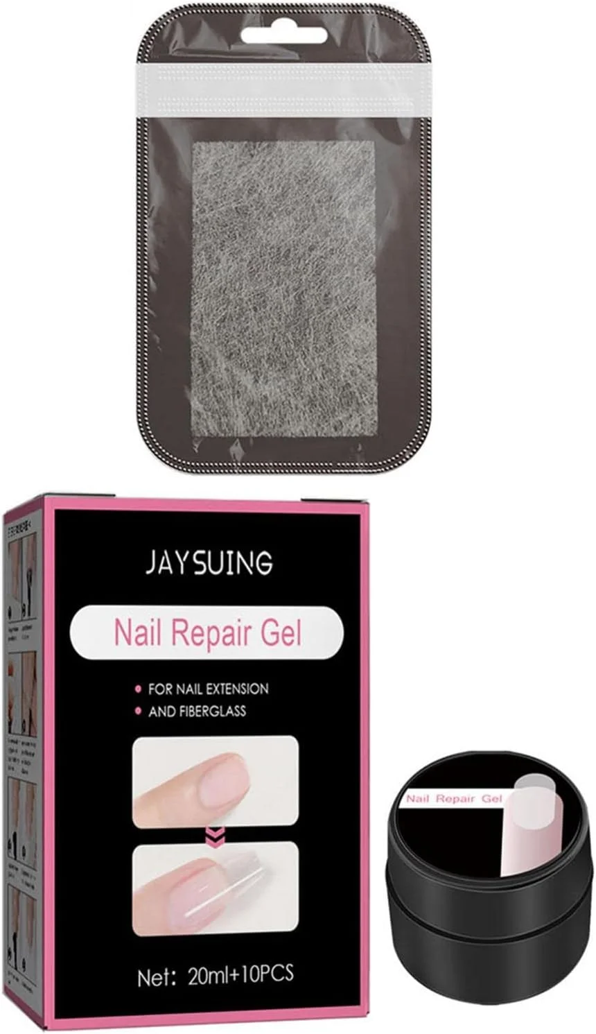 ست ناخن ابریشمی فایبرگلاس | ست چسب اکستنشن فیبر ابریشمی جادویی، کیت مراقبت از ناخن، ابزار مانیکور DIY ضد ترک برای دختران و زنان ست ناخن ابریشمی فایبرگلاس | ست چسب اکستنشن فیبر ابریشمی جادویی، کیت مراقبت از ناخن، ابزار مانیکور DIY ضد ترک برای دختران و زنان