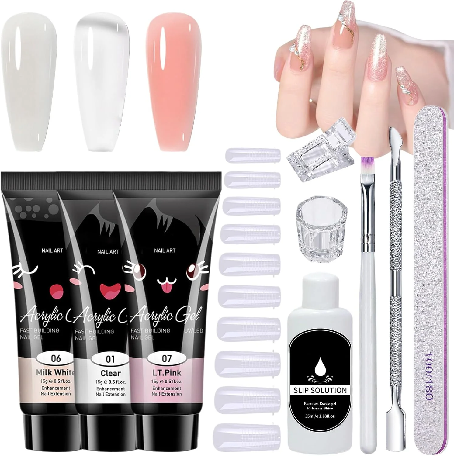کیت ژل اکستنشن ناخن | کیت ژل اکستنشن ناخن، لوازم آرایشی برای استفاده روزانه در منزل، سالن عروس، مهمانی عروسی، آرایش تابستانی، تعطیلات و اسپا کیت ژل اکستنشن ناخن | کیت ژل اکستنشن ناخن، لوازم آرایشی برای استفاده روزانه در منزل، سالن عروس، مهمانی عروسی، آرایش تابستانی، تعطیلات و اسپا