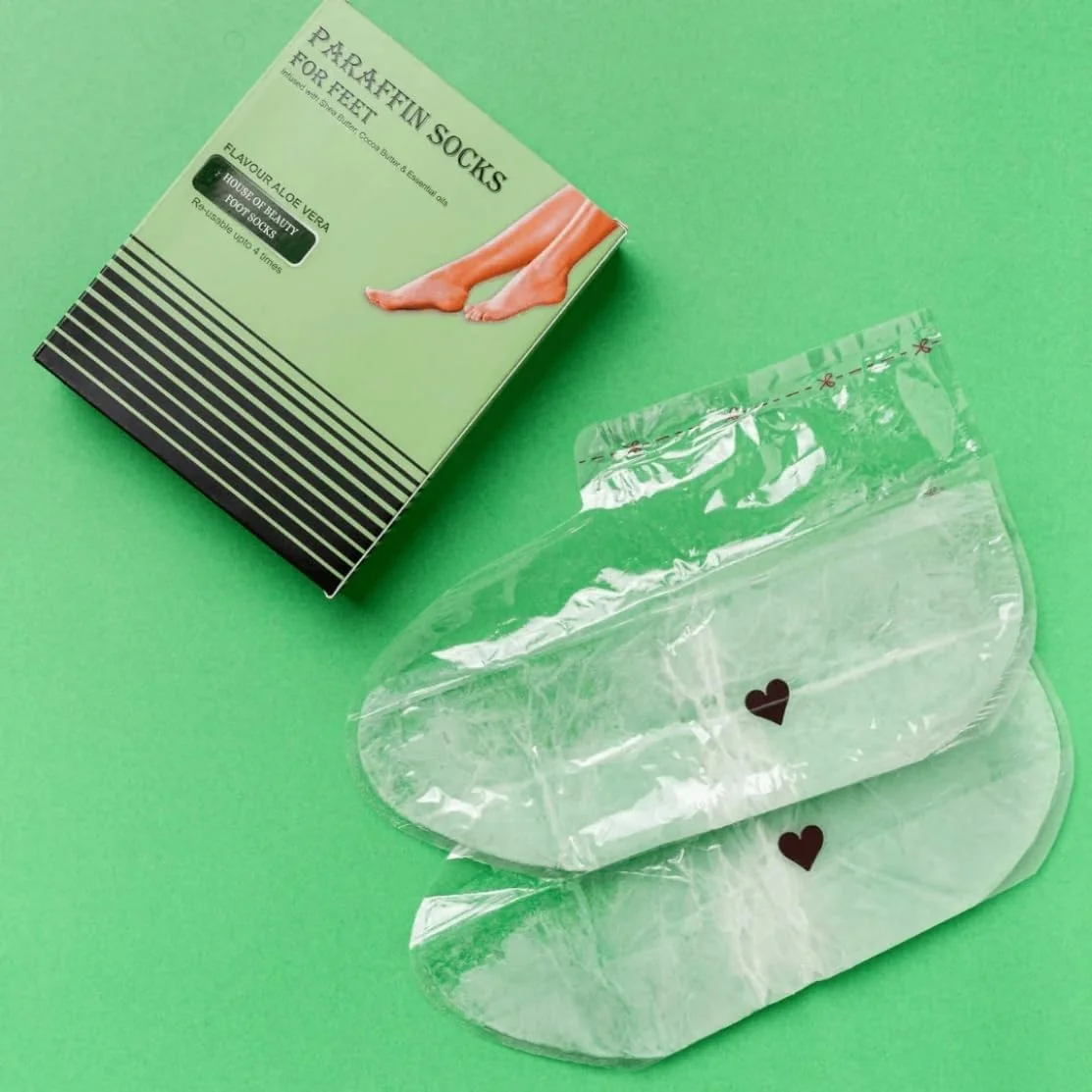 جوراب موم پارافین برای پا، مرطوب کننده پاشنه ترک خورده، پوست خشک و زبر، پدیکور پارافین تراپی برای انواع پوست پا (طعم آلوئه ورا) جوراب موم پارافین برای پا، مرطوب کننده پاشنه ترک خورده، پوست خشک و زبر، پدیکور پارافین تراپی برای انواع پوست پا (طعم آلوئه ورا)