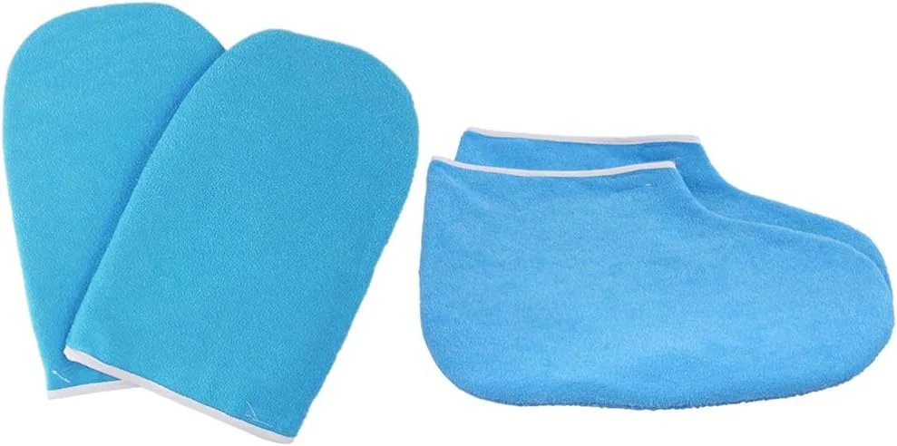 دستکش و پاپوش پارافین تراپی، لوازم جانبی ضخیم برای گرم نگه داشتن پارافین، مناسب برای مراقبت از دست و پا و اسپا دستکش و پاپوش پارافین تراپی، لوازم جانبی ضخیم برای گرم نگه داشتن پارافین، مناسب برای مراقبت از دست و پا و اسپا