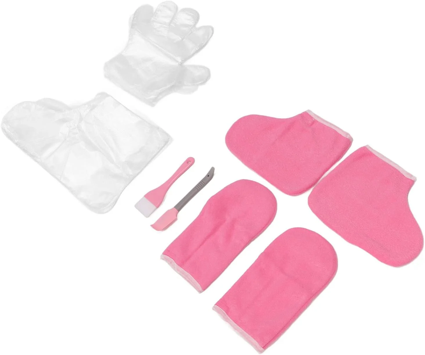 دستکش پارافین دست و پا، آسترهای پارافینی گرم نگهدارنده دست و پا، دستکش و جوراب برای موم داغ تراپی دست، اسپا حرارتی، موم درمانی