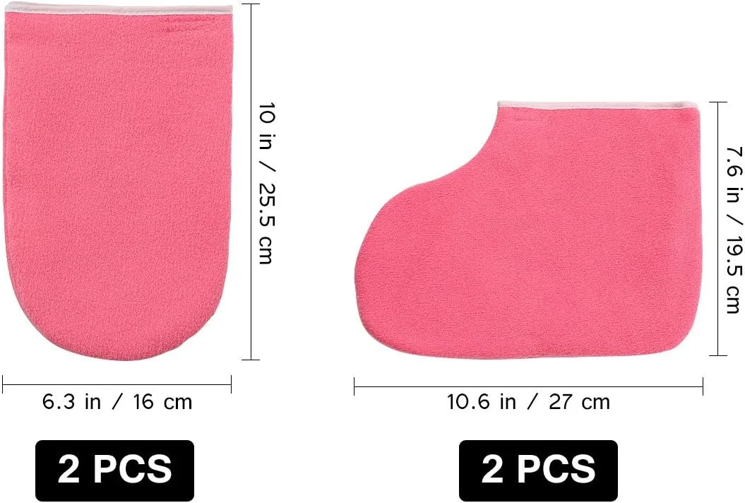 دستکش و جوراب پارافین تراپی، لوازم مراقبت از زیبایی برای اسپا و گرما درمانی