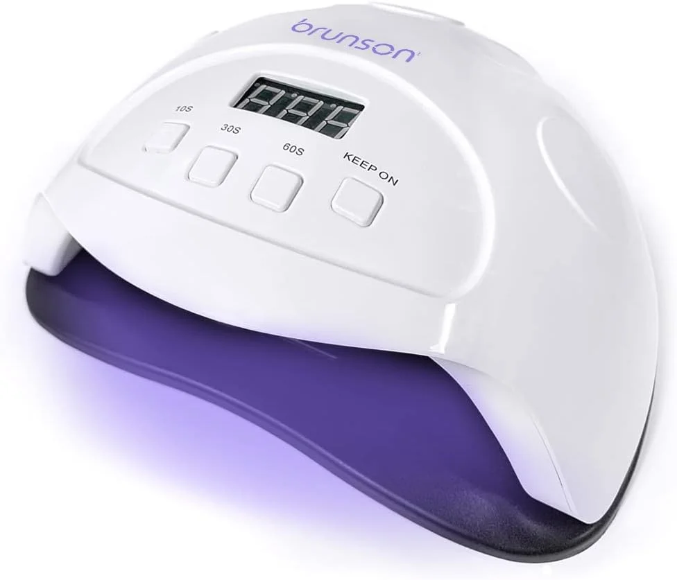 دستگاه خشک کن لاک ناخن UV LED برونسون، 72 وات، دارای 42 لامپ LED برای لاک ژل با دستکش های بدون انگشت ضد UV، 4 تنظیم تایمر، سنسور اتوماتیک، ابزار طراحی ناخن ژلی برای ناخن های دست و پا دستگاه خشک کن لاک ناخن UV LED برونسون، 72 وات، دارای 42 لامپ LED برای لاک ژل با دستکش های بدون انگشت ضد UV، 4 تنظیم تایمر، سنسور اتوماتیک، ابزار طراحی ناخن ژلی برای ناخن های دست و پا