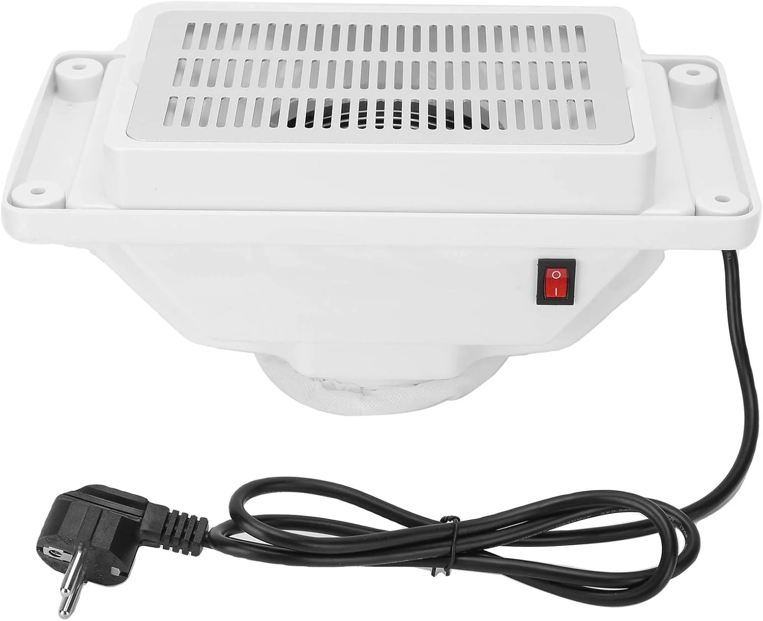 دستگاه جمع کننده گرد و غبار ناخن قدرتمند 6 وات، ابزار مانیکور بی صدا رومیزی با فن مناسب برای سالن ناخن خانگی (UK) دستگاه جمع کننده گرد و غبار ناخن قدرتمند 6 وات، ابزار مانیکور بی صدا رومیزی با فن مناسب برای سالن ناخن خانگی (UK)