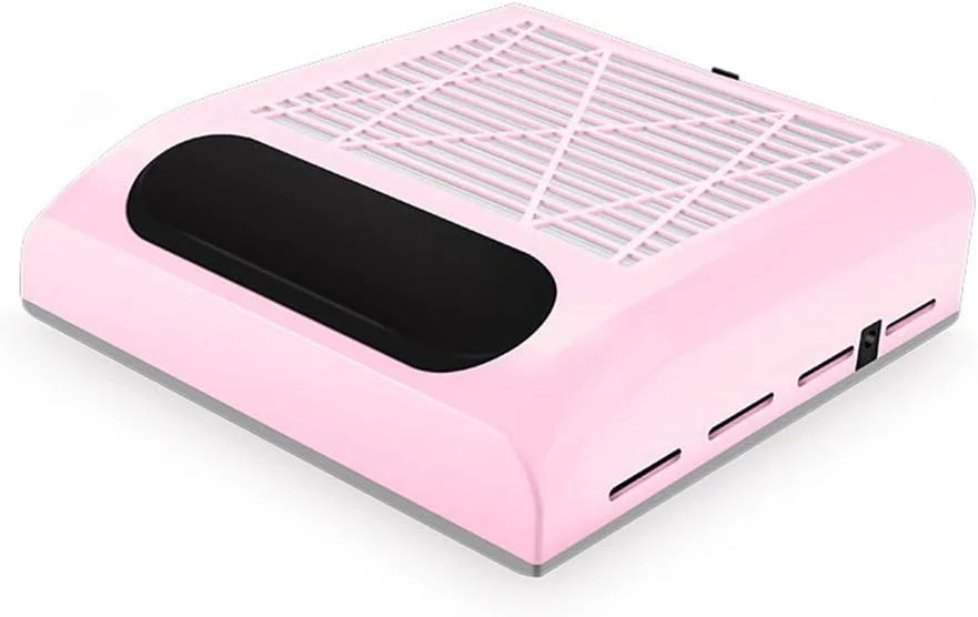 دستگاه مکنده گرد و غبار ناخن TISTIK با قدرت بالا، دستگاه جمع آوری کننده براده های مانیکور، فن الکتریکی 80 واتی، ابزار و تجهیزات تمیز کننده با فیلتر ظریف و بالشتک استراحت دست، صورتی دستگاه مکنده گرد و غبار ناخن TISTIK با قدرت بالا، دستگاه جمع آوری کننده براده های مانیکور، فن الکتریکی 80 واتی، ابزار و تجهیزات تمیز کننده با فیلتر ظریف و بالشتک استراحت دست، صورتی