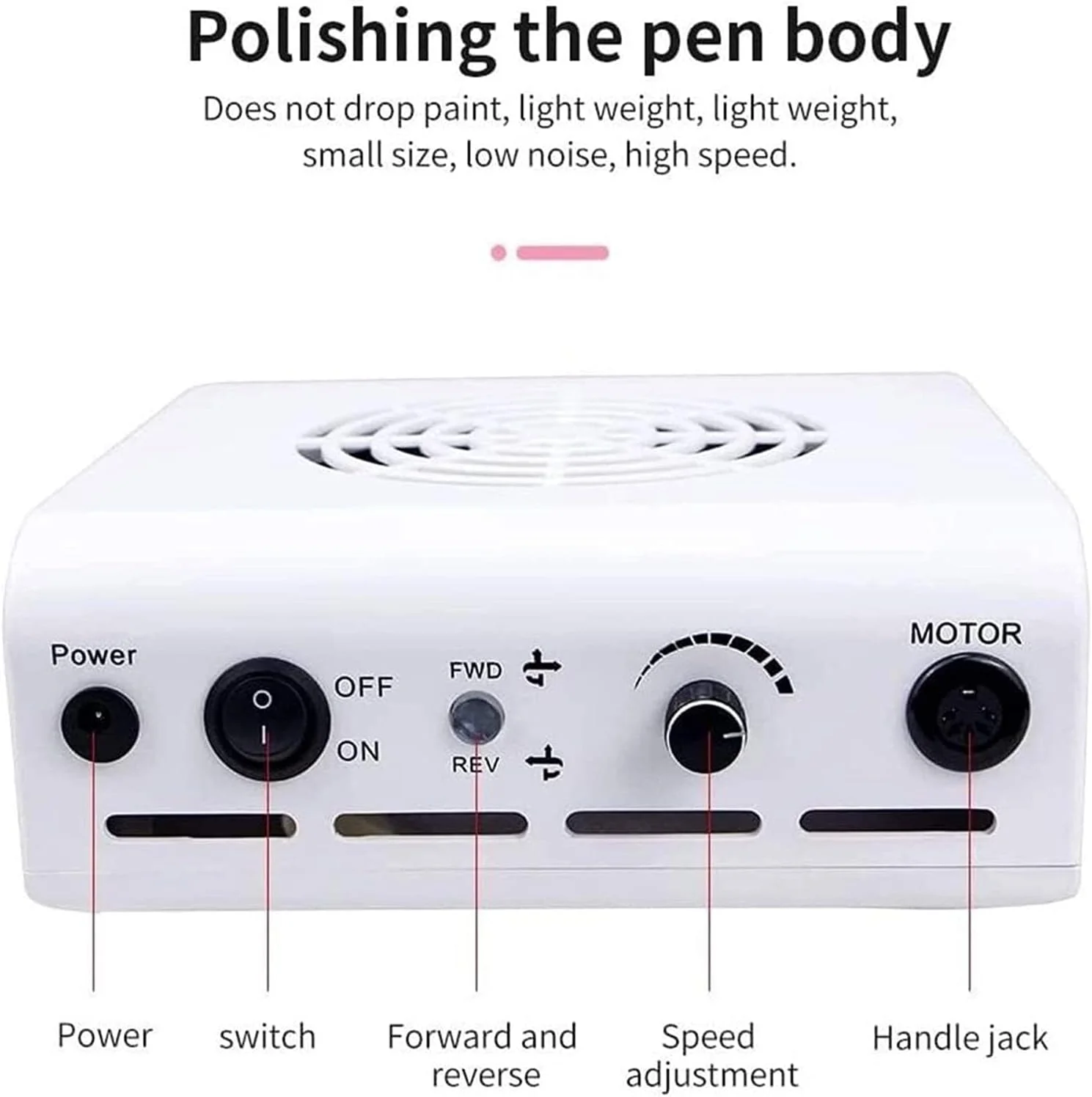 دستگاه سوهان ناخن و مکنده گرد ناخن، مانیکور با فن قدرتمند، ابزار مانیکور و پدیکور ناخن