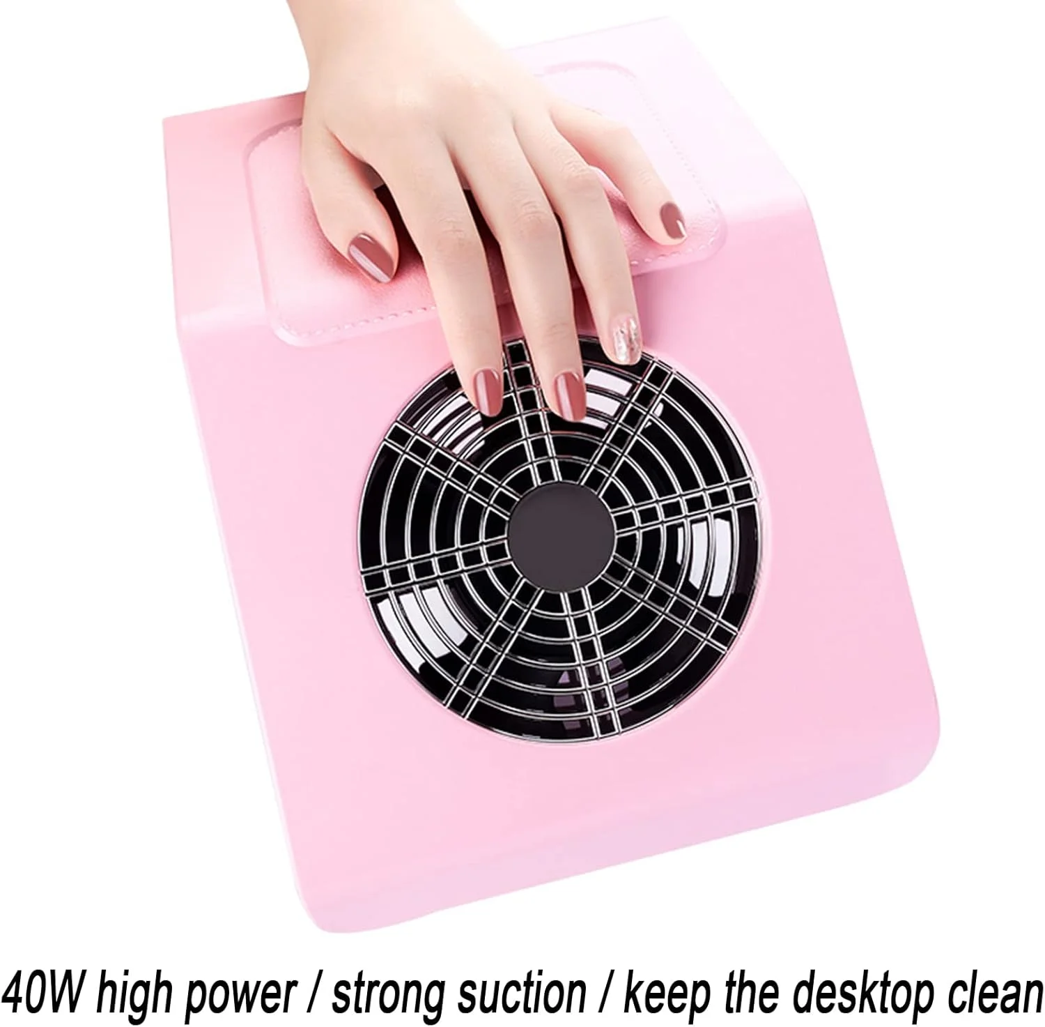 دستگاه جمع کننده گرد و غبار ناخن ZAIED، جاروبرقی گرد و غبار ناخن، ابزار هنری ناخن با مکش قوی 40 وات با 2 کیسه جمع آوری گرد و غبار، فن حرفه ای ناخن برای پولیش ناخن ژل اکریلیک دستگاه جمع کننده گرد و غبار ناخن ZAIED، جاروبرقی گرد و غبار ناخن، ابزار هنری ناخن با مکش قوی 40 وات با 2 کیسه جمع آوری گرد و غبار، فن حرفه ای ناخن برای پولیش ناخن ژل اکریلیک