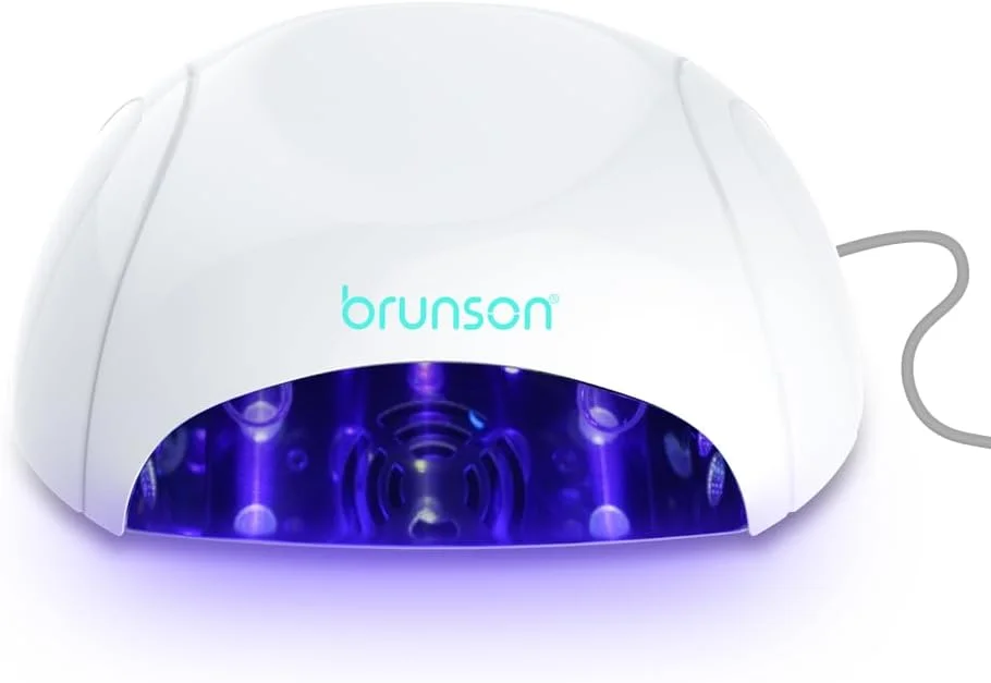 دستگاه خشک کن لاک ژل ناخن حرفه ای برونسون، لامپ LED UV 168 وات مناسب برای استفاده حرفه ای در سالن های مانیکور، ناخن ها، لاک، مانیکور، پدیکور و ابزارهای طراحی ناخن