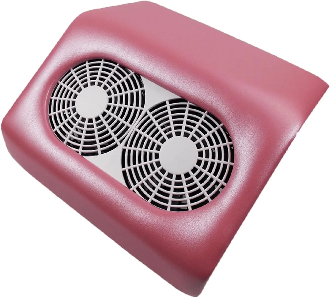 دستگاه جمع کننده گرد و غبار ناخن 48 وات با قدرت بالا، 2700 دور در دقیقه، دستگاه مانیکور با مکنده و 2 فن (رنگ: صورتی)