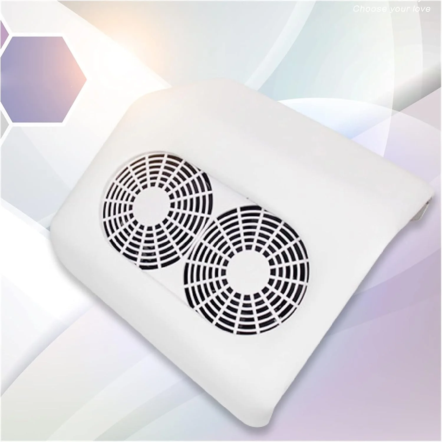 دستگاه جمع کننده گرد و غبار ناخن 48 وات با قدرت بالا، 2700 دور در دقیقه، دستگاه مانیکور با مکنده و 2 فن (رنگ: صورتی)