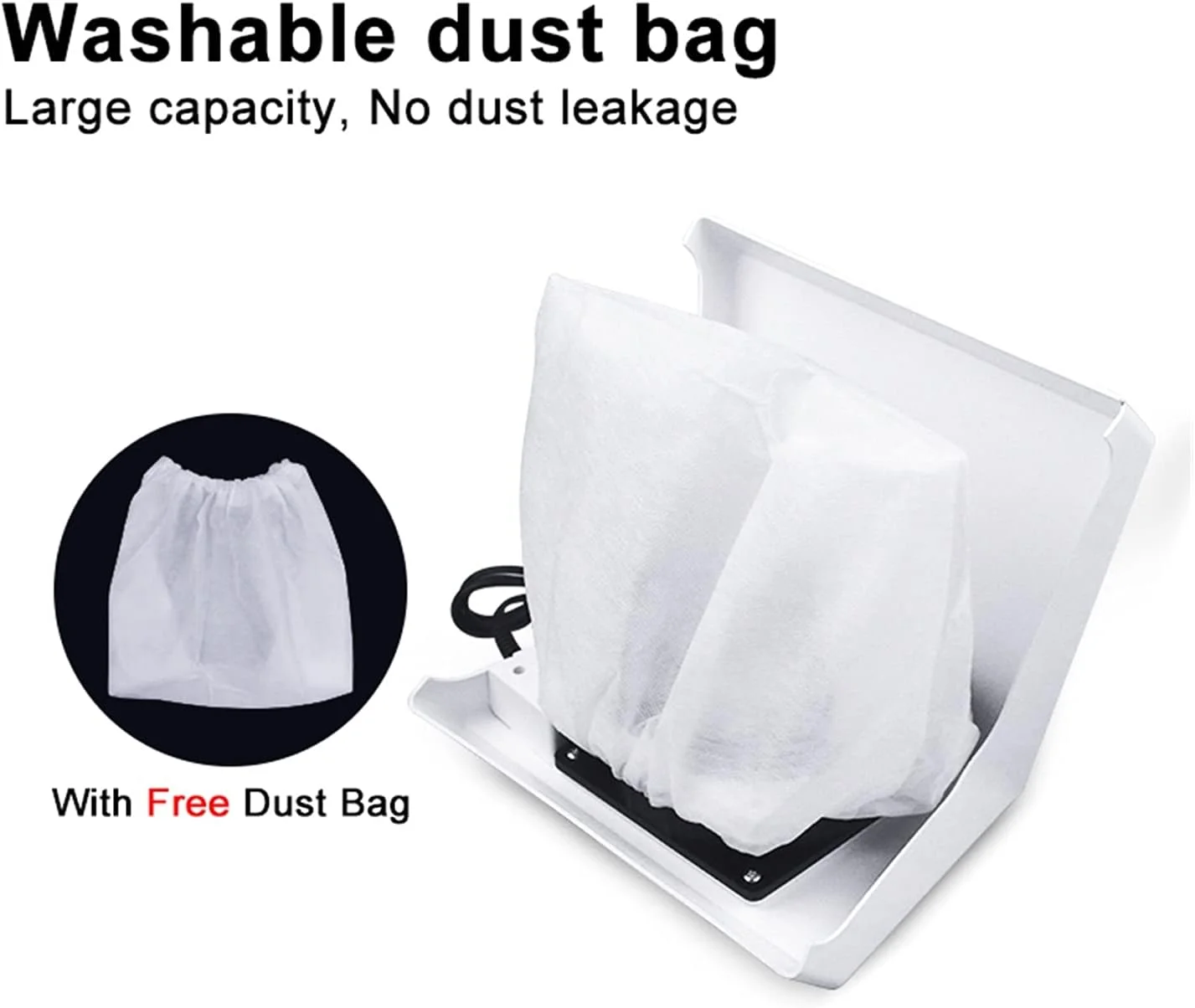 دستگاه جمع کننده گرد و غبار ناخن، فن مکش قوی دستگاه مانیکور با کیسه گرد و غبار، ابزار سالن طراحی ناخن، جمع کننده گرد و غبار ناخن برای استفاده در سالن و منزل (رنگ: سفید) دستگاه جمع کننده گرد و غبار ناخن، فن مکش قوی دستگاه مانیکور با کیسه گرد و غبار، ابزار سالن طراحی ناخن، جمع کننده گرد و غبار ناخن برای استفاده در سالن و منزل (رنگ: سفید)