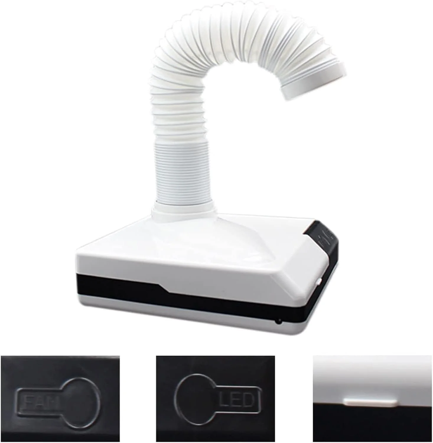 دستگاه جمع کننده گرد و غبار ناخن برای سالن های آرایشی، مکش قوی 60 واتی، جمع کننده کوچک گرد و غبار با LED برای لاک ناخن های اکریلیک، دستگاه دمنده هوا و جاروبرقی با 3 سنسور لمسی LED برای پدیکور، N دستگاه جمع کننده گرد و غبار ناخن برای سالن های آرایشی، مکش قوی 60 واتی، جمع کننده کوچک گرد و غبار با LED برای لاک ناخن های اکریلیک، دستگاه دمنده هوا و جاروبرقی با 3 سنسور لمسی LED برای پدیکور، N