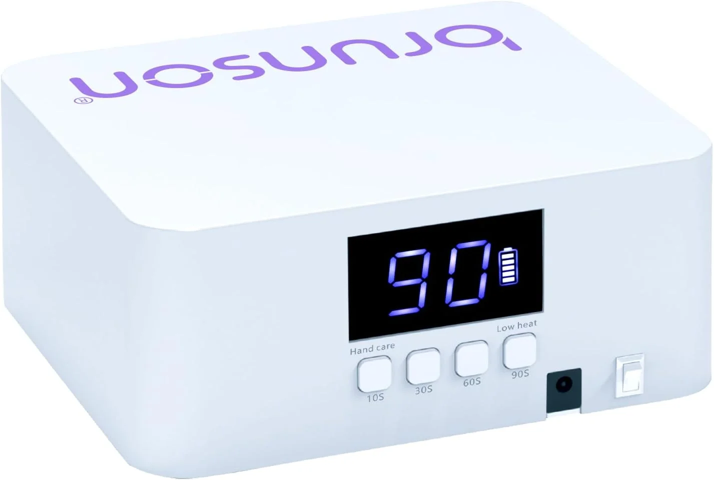 دستگاه خشک کن لاک ناخن UV LED برونسون Qube 60W، خشک کننده سریع لاک ژل ناخن، خشک کن حرفه ای با 4 تنظیم تایمر و سنسور خودکار، مناسب برای استفاده در منزل و سالن، ابزار طراحی ناخن