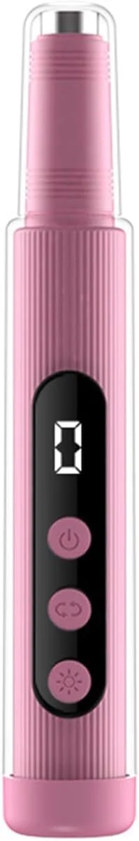 دستگاه چند منظوره هیلمی برای گریل، پولیش ناخن، دارای 9 سرعت، تعویض چرخش به جلو و عقب، شارژ USB، نمایشگر روی صفحه، باتری داخلی 500 میلی آمپر ساعت، 18000 دور در دقیقه