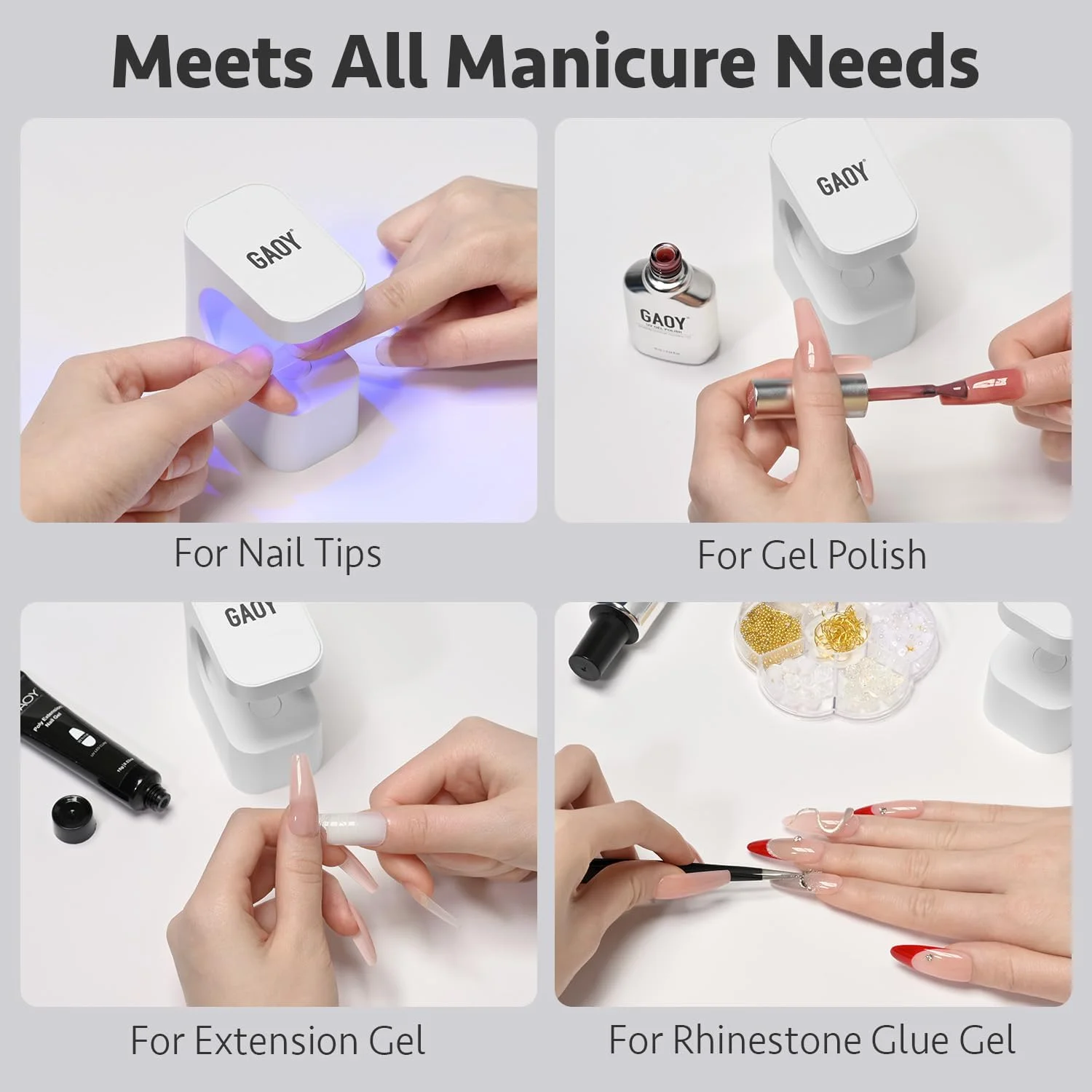 چراغ UV کوچک GAOY برای ناخن های ژلی، لامپ LED قابل شارژ با 2 تایمر، چراغ UV بی سیم، خشک کن ناخن قابل حمل برای خشک کردن سریع، سفید چراغ UV کوچک GAOY برای ناخن های ژلی، لامپ LED قابل شارژ با 2 تایمر، چراغ UV بی سیم، خشک کن ناخن قابل حمل برای خشک کردن سریع، سفید