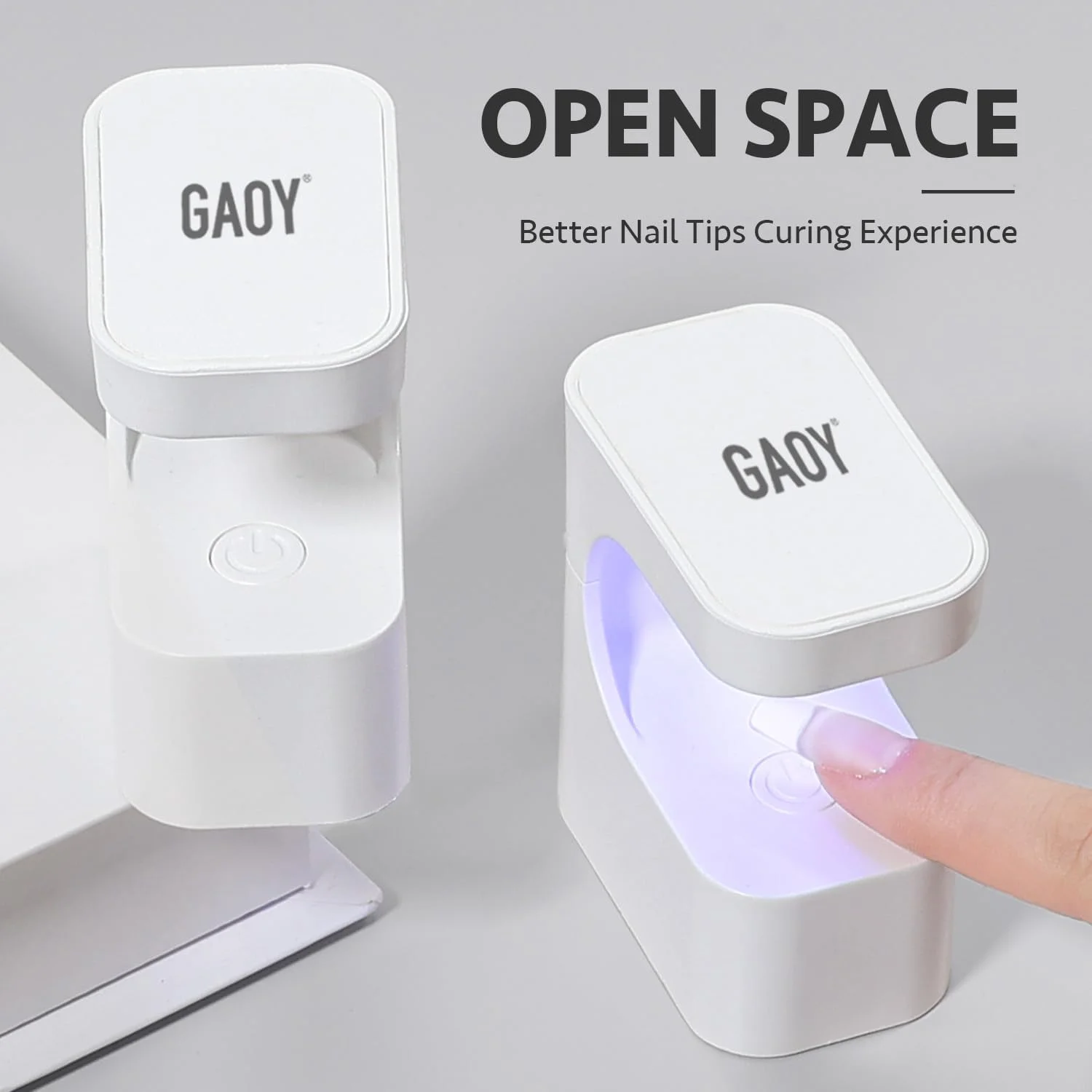 چراغ UV کوچک GAOY برای ناخن های ژلی، لامپ LED قابل شارژ با 2 تایمر، چراغ UV بی سیم، خشک کن ناخن قابل حمل برای خشک کردن سریع، سفید چراغ UV کوچک GAOY برای ناخن های ژلی، لامپ LED قابل شارژ با 2 تایمر، چراغ UV بی سیم، خشک کن ناخن قابل حمل برای خشک کردن سریع، سفید