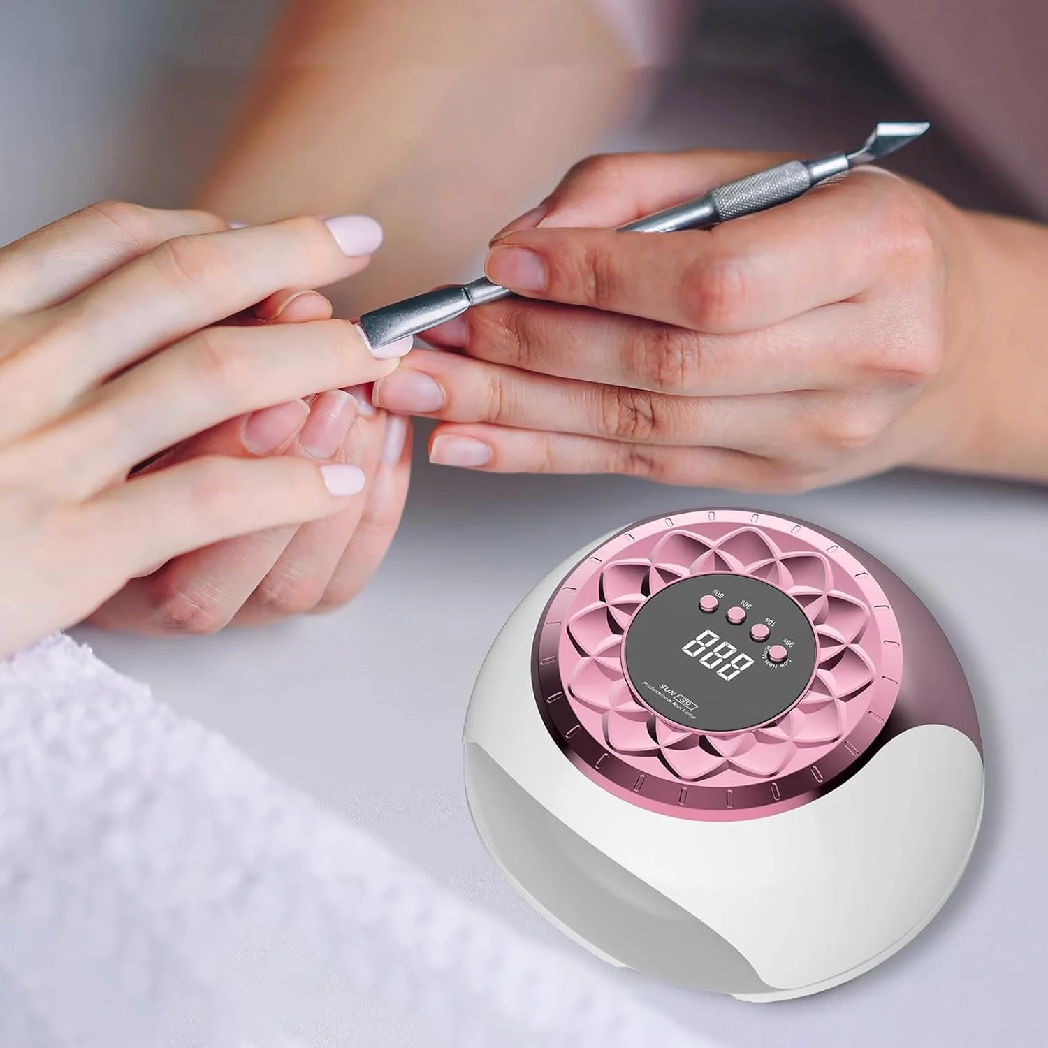 دستگاه خشک کن لاک ناخن UV - خشک کننده سریع لاک ژل، دستگاه چند منظوره قابل حمل UV LED برای استفاده در منزل، مسافرت، دست و پا دستگاه خشک کن لاک ناخن UV - خشک کننده سریع لاک ژل، دستگاه چند منظوره قابل حمل UV LED برای استفاده در منزل، مسافرت، دست و پا