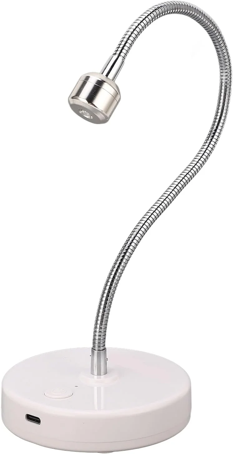 چراغ UV Elprico برای ناخن های ژلی، چراغ ناخن، LED برای ژل با باتری 1000 MAh، تایمر 60 ثانیه ای برای استفاده در خانه و سالن