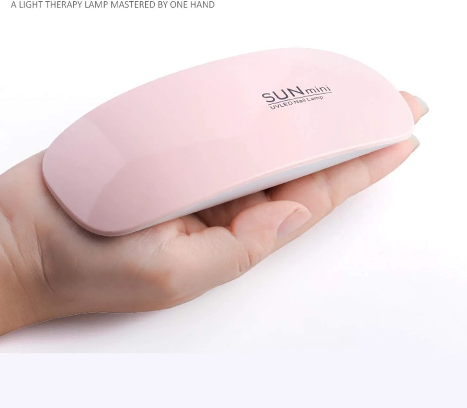 دستگاه خشک کن لاک ناخن ال ای دی یو وی 6 وات، طرح موس، کابل یو اس بی قابل حمل، مناسب هدیه و استفاده خانگی، مینی لامپ یو اس بی