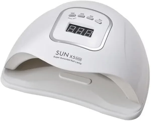 خشک کن ناخن خورشیدی، لوازم جانبی مانیکور، لامپ LED خشک کن ناخن ژلی، سفید