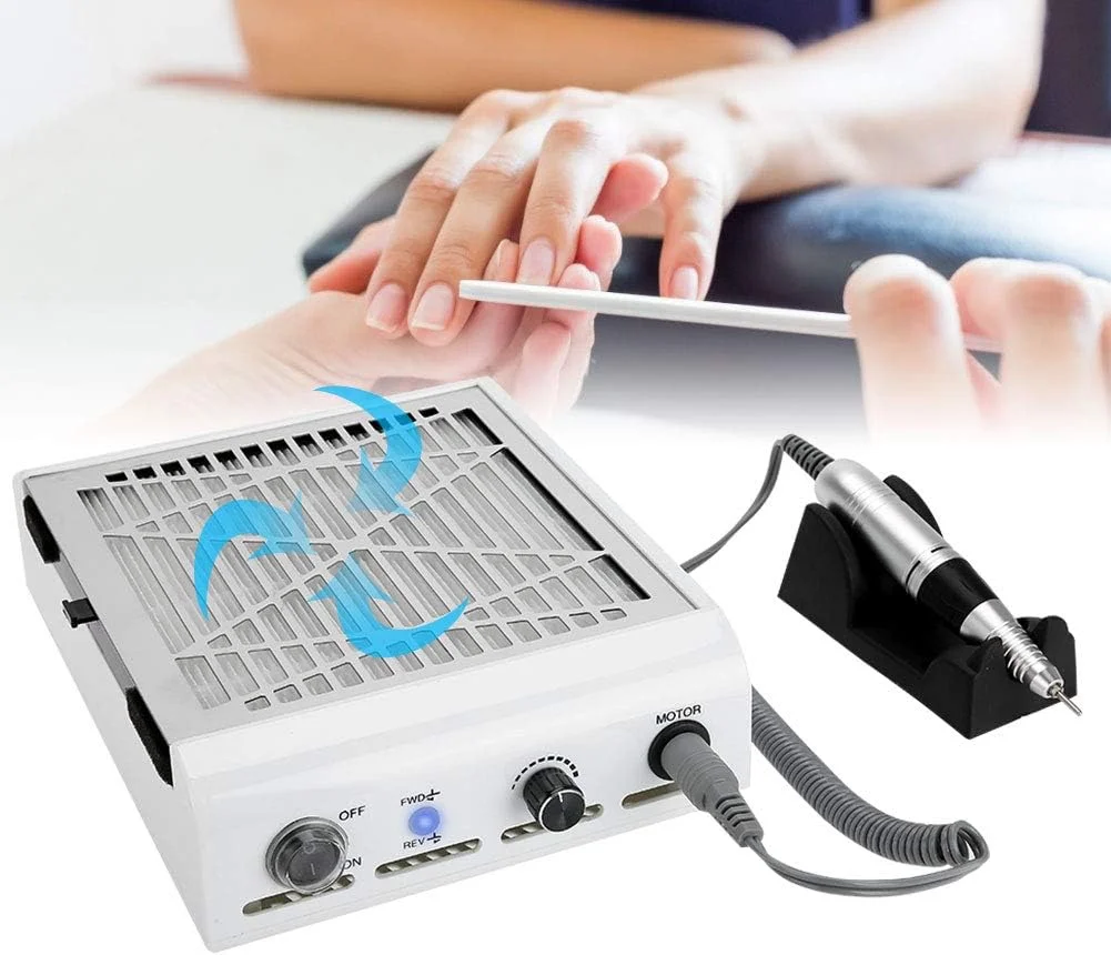 دستگاه جمع کننده گرد و غبار ناخن 60 وات، فن مکنده برقی سالن طراحی ناخن (UK) دستگاه جمع کننده گرد و غبار ناخن 60 وات، فن مکنده برقی سالن طراحی ناخن (UK)