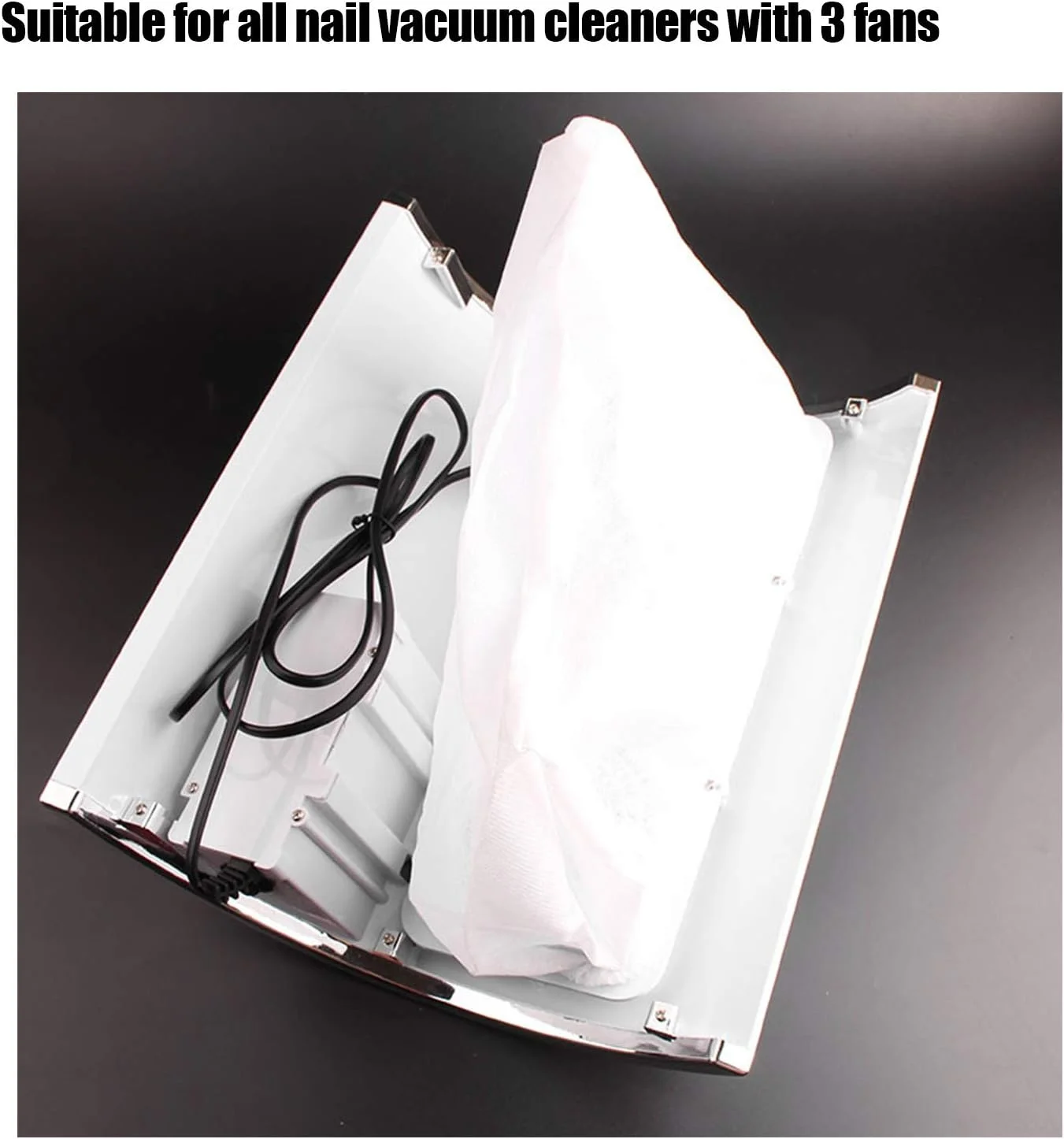 کیسه جاروبرقی ناخن، 3 فن 10 عدد کیسه جمع آوری گرد و غبار ناخن، کیسه جمع کننده مکش گرد و غبار ناخن برای مانیکور برای سالن کیسه جاروبرقی ناخن، 3 فن 10 عدد کیسه جمع آوری گرد و غبار ناخن، کیسه جمع کننده مکش گرد و غبار ناخن برای مانیکور برای سالن