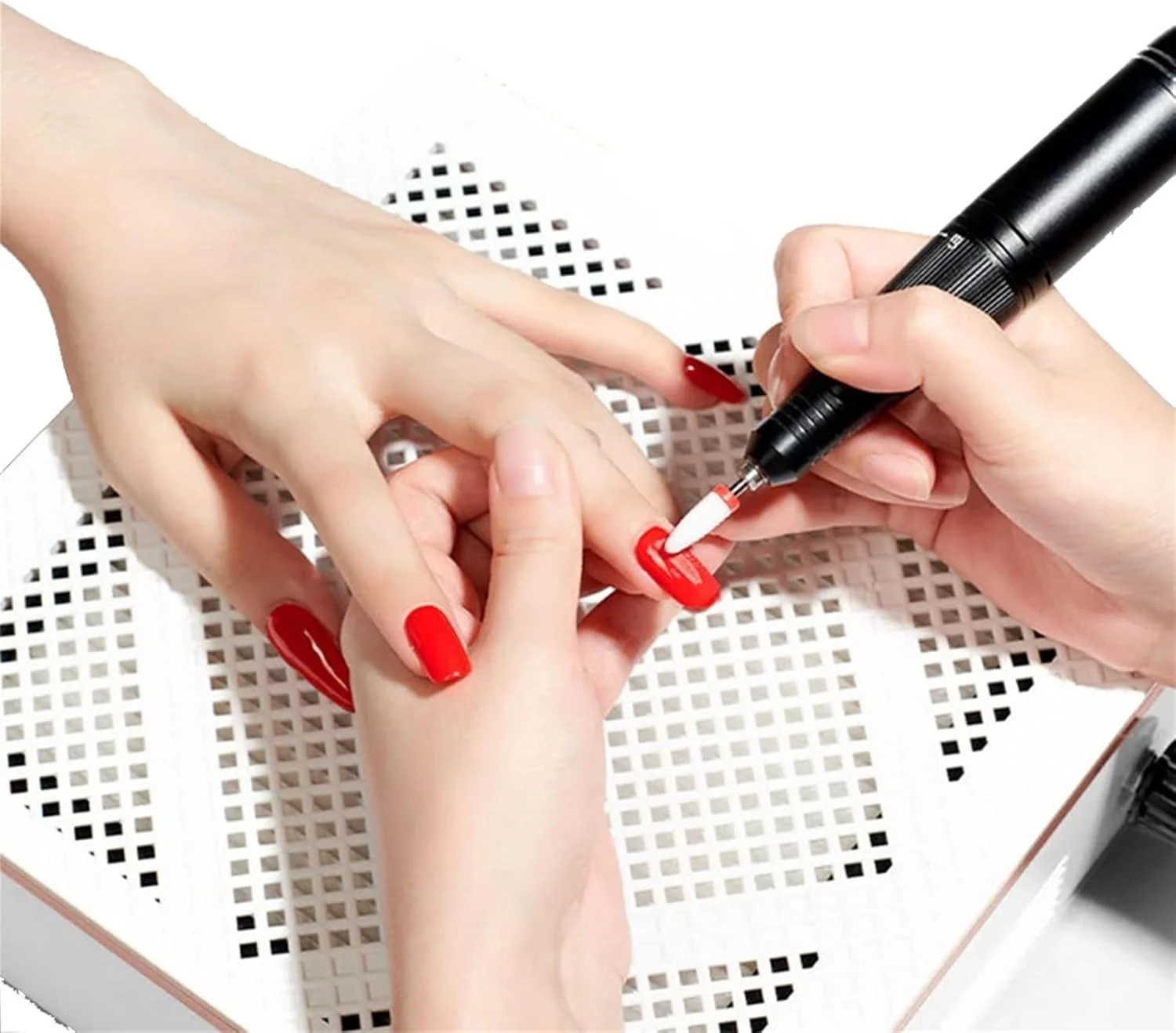 فن مکنده گرد و غبار ناخن برای دستگاه مانیکور، جاروبرقی قدرتمند ناخن با فیلتر قابل تعویض (رنگ: سفید، دوشاخه آمریکایی) فن مکنده گرد و غبار ناخن برای دستگاه مانیکور، جاروبرقی قدرتمند ناخن با فیلتر قابل تعویض (رنگ: سفید، دوشاخه آمریکایی)