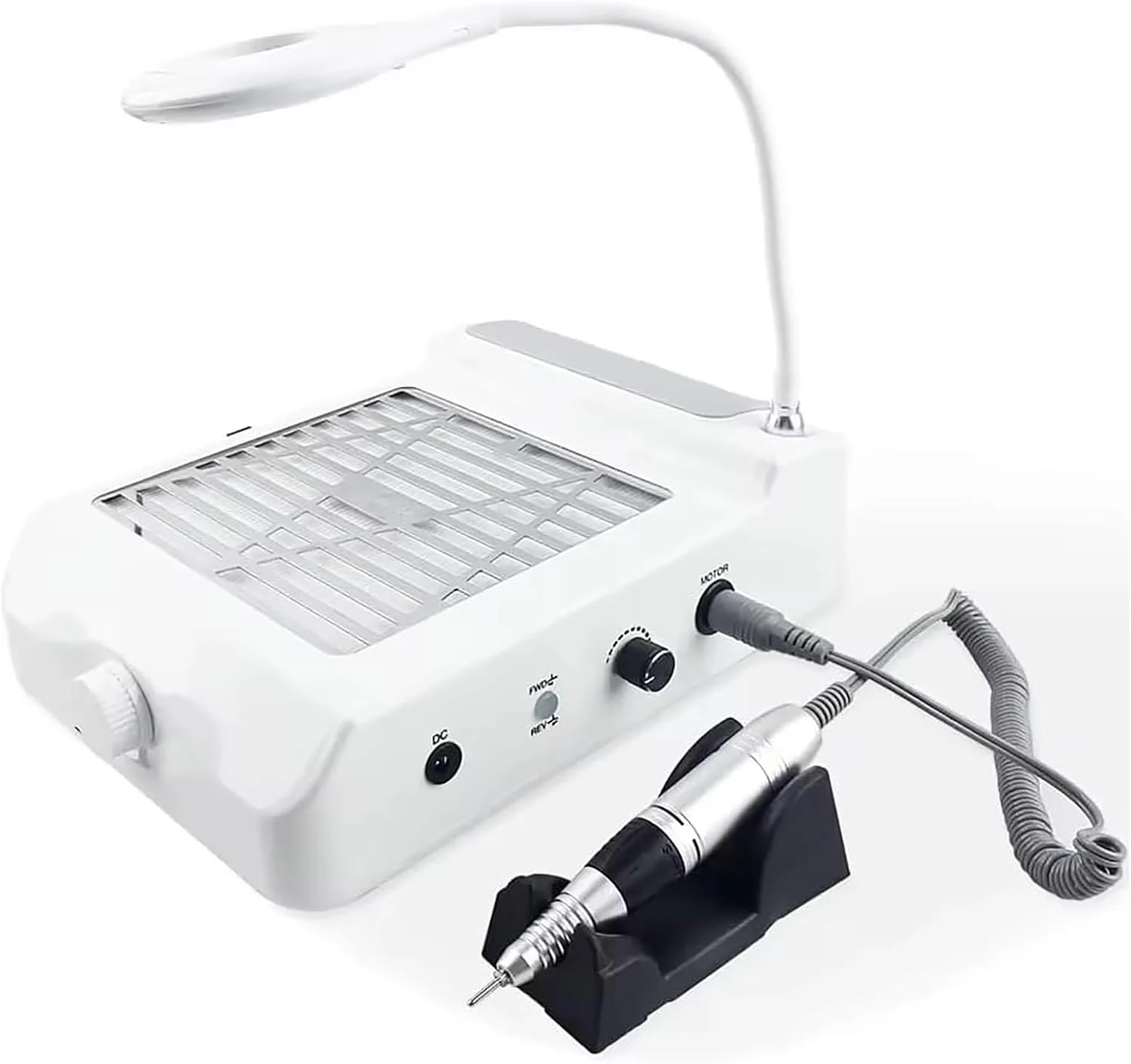 دستگاه جمع کننده گرد و غبار ناخن WIKINK، دستگاه جمع کننده حرفه ای گرد و غبار ناخن با چراغ LED، فن جمع کننده گرد و غبار، جاروبرقی ناخن برای از بین بردن ناخن های اکریلیک، مناسب برای سالن های آرایشی و استفاده خانگی دستگاه جمع کننده گرد و غبار ناخن WIKINK، دستگاه جمع کننده حرفه ای گرد و غبار ناخن با چراغ LED، فن جمع کننده گرد و غبار، جاروبرقی ناخن برای از بین بردن ناخن های اکریلیک، مناسب برای سالن های آرایشی و استفاده خانگی