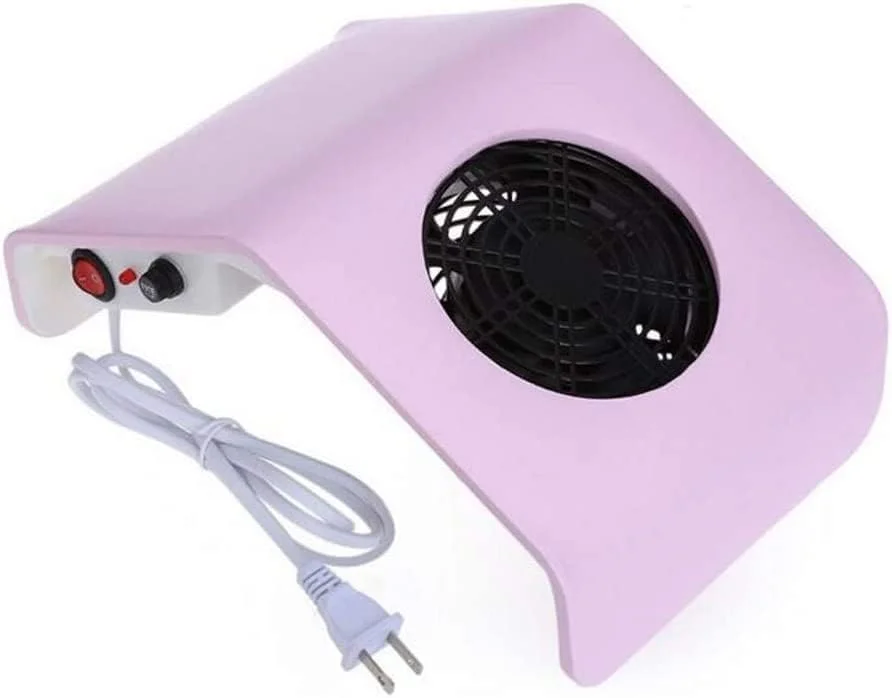 فن میز ناخن و دستگاه مکش گرد و غبار ناخن، تجهیزات حرفه ای سالن مانیکور و پدیکور (رنگ: صورتی) فن میز ناخن و دستگاه مکش گرد و غبار ناخن، تجهیزات حرفه ای سالن مانیکور و پدیکور (رنگ: صورتی)