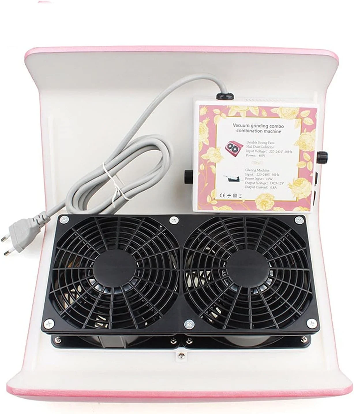 دستگاه جمع کننده گرد و غبار ناخن 48 وات، فن ناخن، دستگاه مکنده و تمیز کننده سالن آرایشی، دو فن به همراه دریل ناخن، 2 فن برای مانیکور، فیلتر ناخن حرفه ای (رنگ: سفید) دستگاه جمع کننده گرد و غبار ناخن 48 وات، فن ناخن، دستگاه مکنده و تمیز کننده سالن آرایشی، دو فن به همراه دریل ناخن، 2 فن برای مانیکور، فیلتر ناخن حرفه ای (رنگ: سفید)