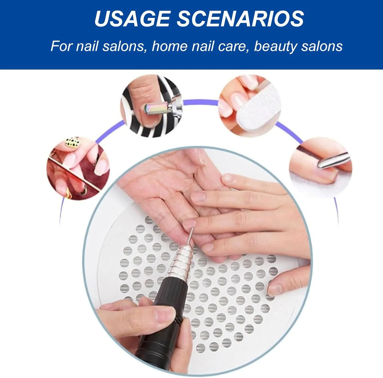 دستگاه مکنده گرد و غبار ناخن توکار، دارای 4 فن/مکش قوی/2 کلید LED، بدون باقی ماندن گرد و غبار، مناسب برای سالن ناخن/منزل دستگاه مکنده گرد و غبار ناخن توکار، دارای 4 فن/مکش قوی/2 کلید LED، بدون باقی ماندن گرد و غبار، مناسب برای سالن ناخن/منزل