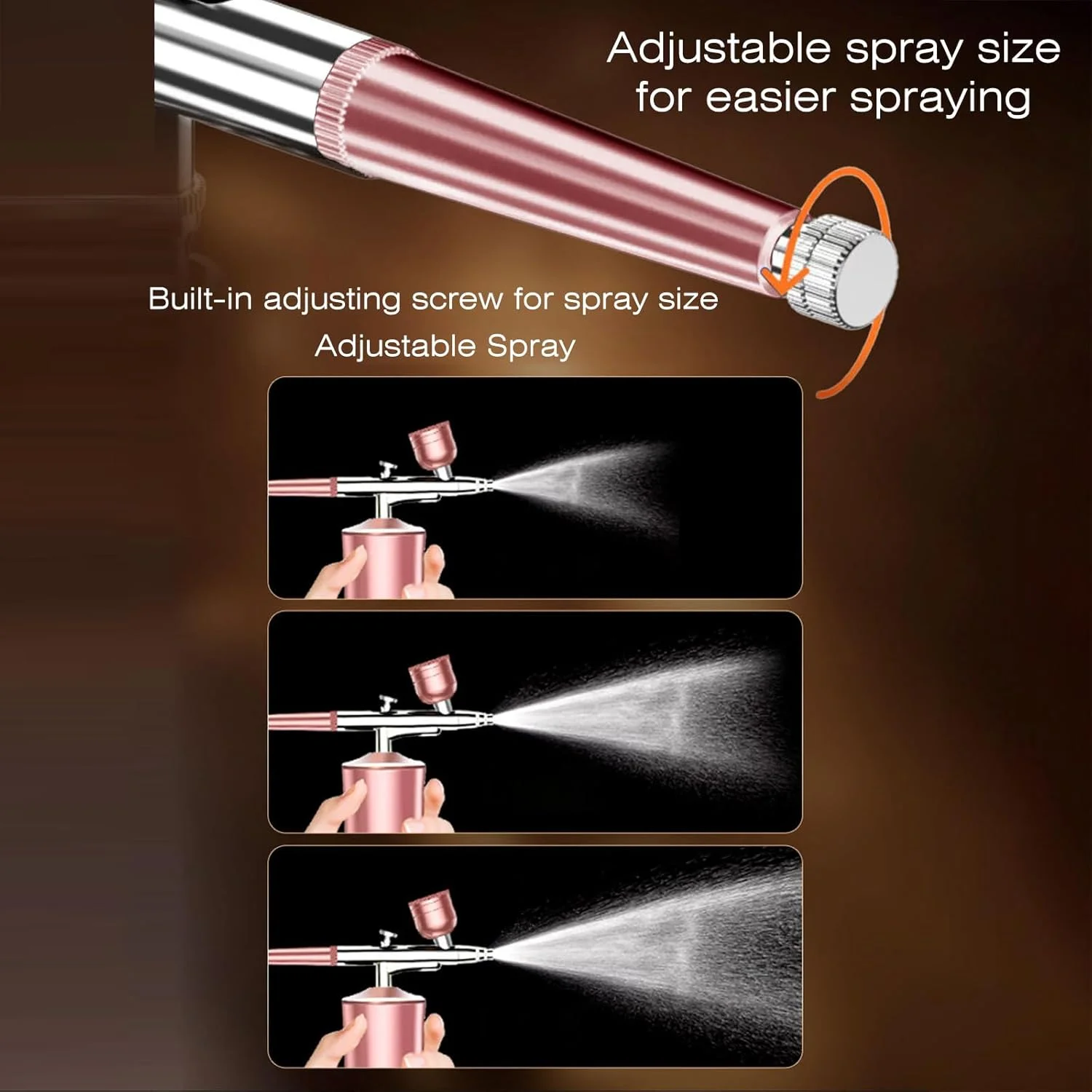 مجموعه ایربراش بی سیم Joleritc، قلم بادی دستی اتوماتیک برای آرایش، طراحی ناخن، تزیین کیک، مدل سازی، نقاشی و آرایشگری