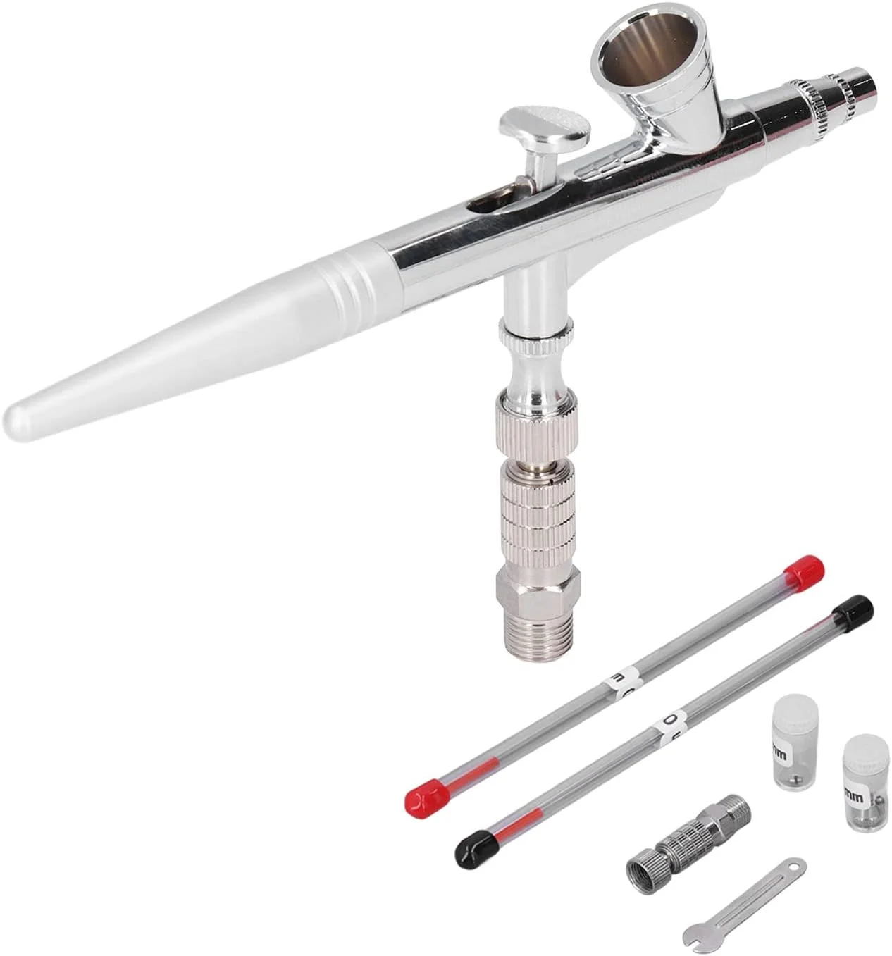 قلم اسپری رنگ، 5-30PSI، اتصال G1/8، نازل 0.2mm تا 0.5mm، ست قلم ایربراش برای نقاشی، آرایش ناخن