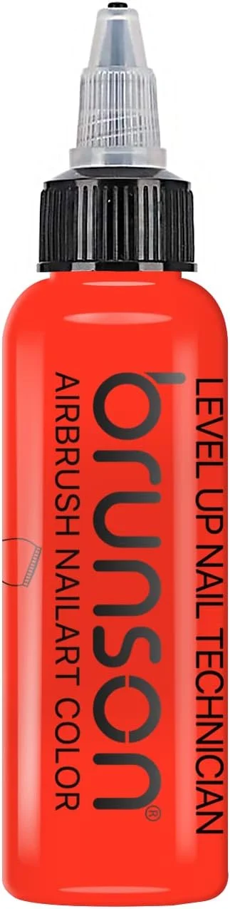 جوهر طراحی ناخن برانسون، رنگ ایربراش، رنگ اکریلیک، لاک ناخن/رنگدانه برای مدل، سرگرمی، صنایع دستی، چرم و نقاشی کفش، نقاشی با شابلون ناخن 60 میلی لیتر (60 میلی لیتر)