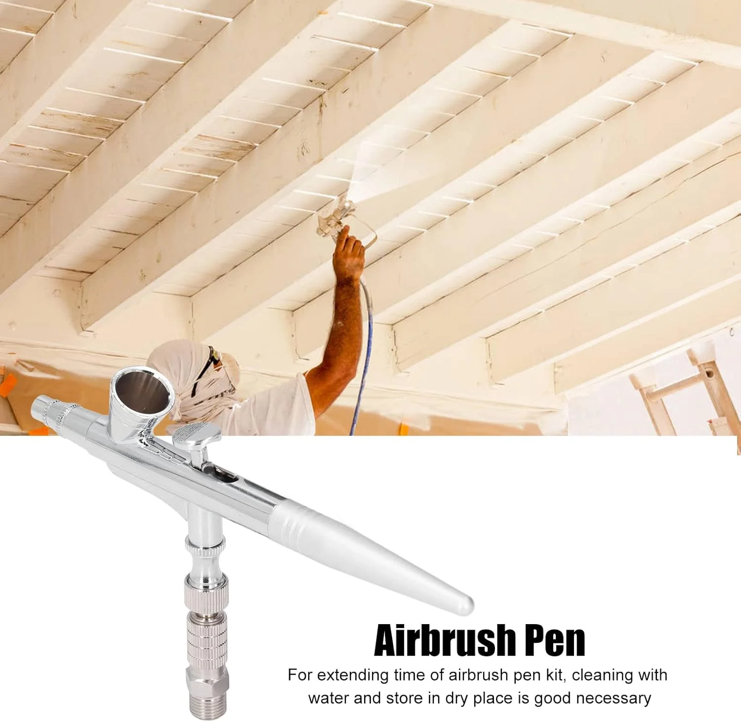 قلم اسپری رنگ، 5-30PSI، اتصال G1/8، نازل 0.2mm تا 0.5mm، ست قلم ایربراش برای نقاشی، آرایش ناخن