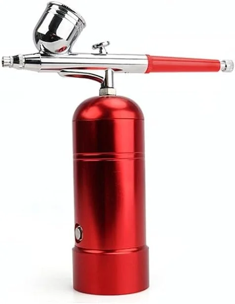 اسپری نانو مه قابل حمل و کیت ایربراش / تزریق کننده اکسیژن فشار قوی قابل شارژ برای آرایش، مراقبت از پوست، خالکوبی، طراحی ناخن، آبرسانی و تغذیه - ابزار زیبایی حرفه ای جمع و جور برای هنرمندان و مسافرت