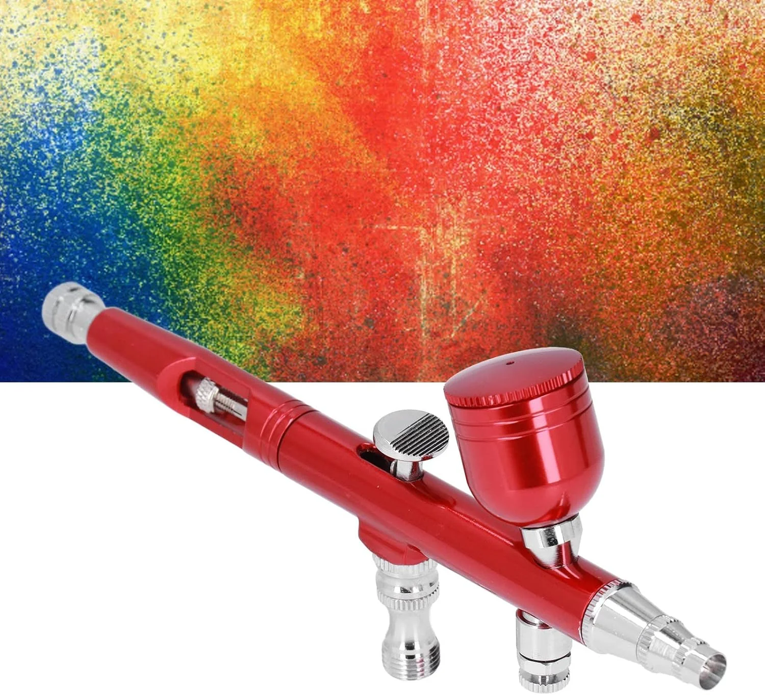 ایربراش، تفنگ بی سیم طراحی ناخن و آرایش مدل G1/8 AR180 قرمز ایربراش، تفنگ بی سیم طراحی ناخن و آرایش مدل G1/8 AR180 قرمز