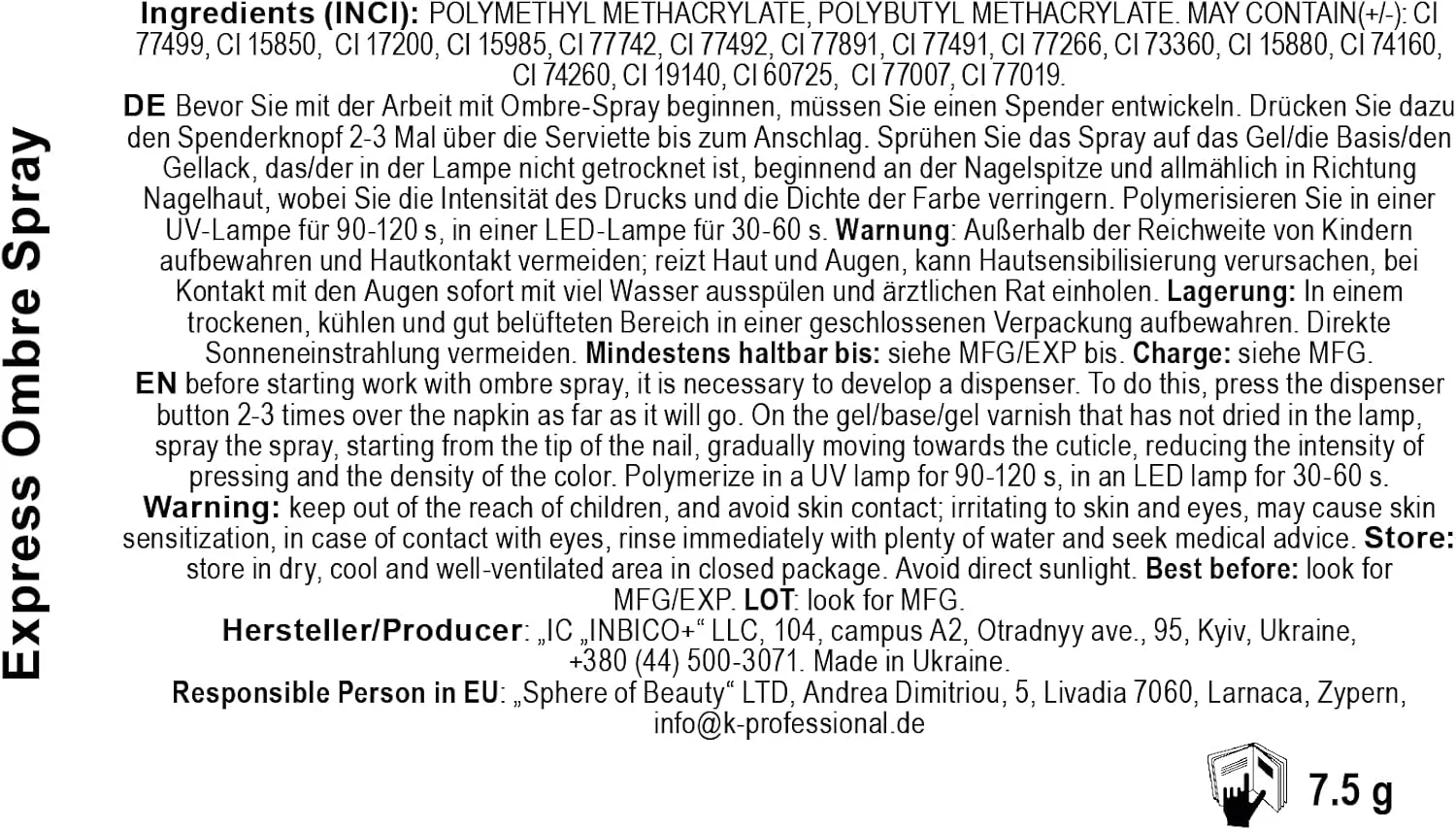 اسپری اکسپرس برای آمبره، پودر اکلیلی نقره ای 7.5 گرمی ناخن، اسپری آمبره ناخن، پودر ایربراش ناخن، طراحی ناخن، ست مانیکور طراحی ناخن، بطری اسپری ژل ناخن با کاربری آسان اسپری اکسپرس برای آمبره، پودر اکلیلی نقره ای 7.5 گرمی ناخن، اسپری آمبره ناخن، پودر ایربراش ناخن، طراحی ناخن، ست مانیکور طراحی ناخن، بطری اسپری ژل ناخن با کاربری آسان