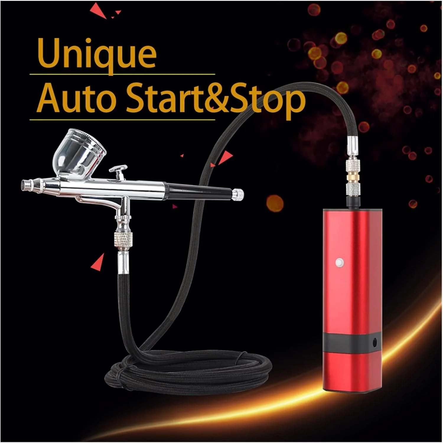 کیت کمپرسور ایربراش بی سیم قابل حمل ZAIED با فشار 30 PSI مدل TM80S مناسب برای آرایش، هنر، نقاشی، ناخن، زیبایی، تزئین کیک، خالکوبی، مدل سازی و ابزار اسپری هنرمند (رنگ: قرمز Tm80s a) کیت کمپرسور ایربراش بی سیم قابل حمل ZAIED با فشار 30 PSI مدل TM80S مناسب برای آرایش، هنر، نقاشی، ناخن، زیبایی، تزئین کیک، خالکوبی، مدل سازی و ابزار اسپری هنرمند (رنگ: قرمز Tm80s a)