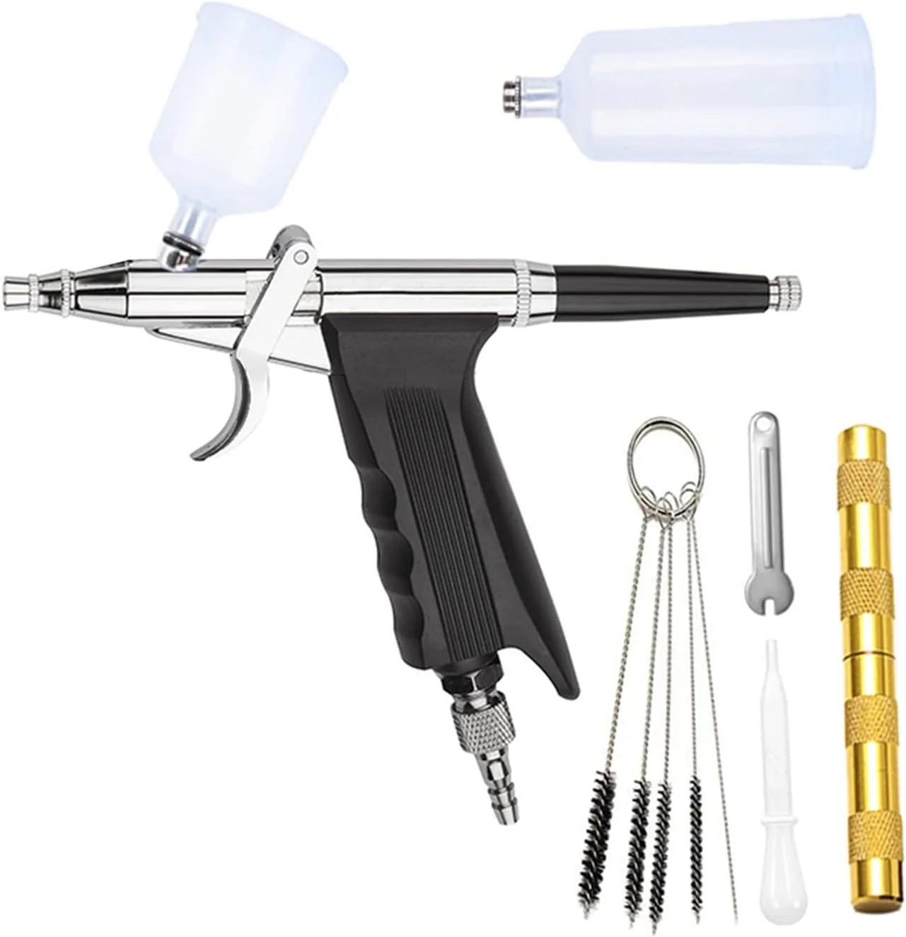 قلم ایربراش اسپری ایربراش قابل حمل با کمپرسور برای آرایش، مراقبت از پوست، طراحی ناخن، تزیین کیک، آرایشگاه، خودرو و سرگرمی های موقت