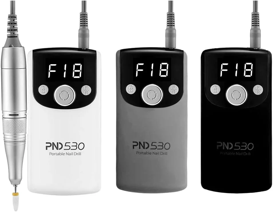 دستگاه سوهان برقی ناخن شارژی و بی سیم گلوبال فشن | سوهان برقی قابل حمل با موتور 30000 دور در دقیقه برای ناخن های اکریلیک، ژل و پلی ژل | (PND530 | مشکی) دستگاه سوهان برقی ناخن شارژی و بی سیم گلوبال فشن | سوهان برقی قابل حمل با موتور 30000 دور در دقیقه برای ناخن های اکریلیک، ژل و پلی ژل | (PND530 | مشکی)