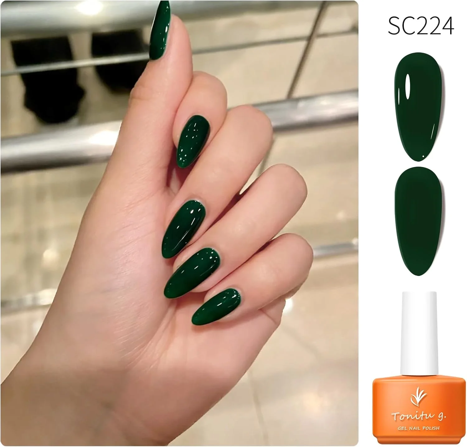 لاک ژل ناخن تونیتی جی، 30 رنگ - 7 میلی لیتر، رنگ های سفید و مشکی درخشان، لاک ژل یو وی LED، مناسب تمام فصول، مناسب طراحی ناخن در سالن و منزل (SC224) لاک ژل ناخن تونیتی جی، 30 رنگ - 7 میلی لیتر، رنگ های سفید و مشکی درخشان، لاک ژل یو وی LED، مناسب تمام فصول، مناسب طراحی ناخن در سالن و منزل (SC224)