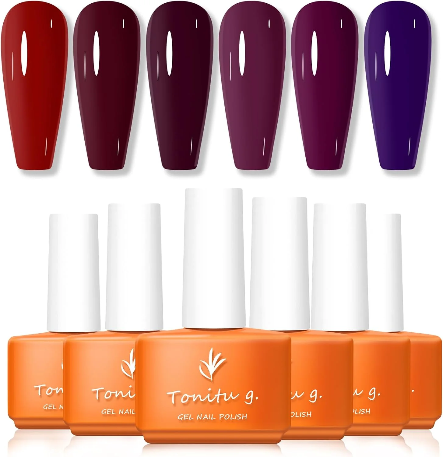 ست لاک ژل تونیو جی، 6 رنگ، مناسب طراحی ناخن، قابل استفاده با دستگاه LED، مناسب برای مانیکور، استفاده در منزل و هدیه برای بانوان (مجموعه توت ها) ست لاک ژل تونیو جی، 6 رنگ، مناسب طراحی ناخن، قابل استفاده با دستگاه LED، مناسب برای مانیکور، استفاده در منزل و هدیه برای بانوان (مجموعه توت ها)