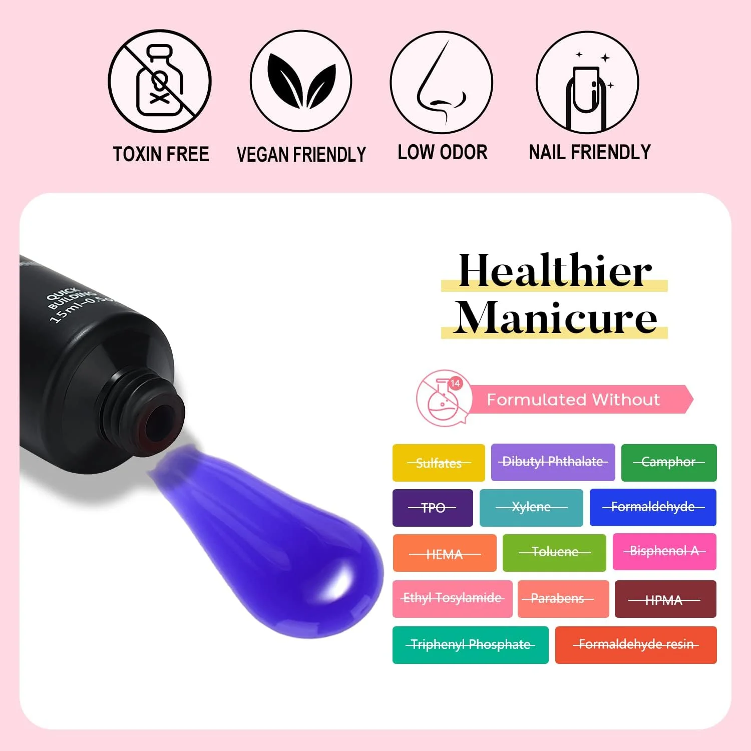 ژل بیلدر سریع و شفاف آیمیلی 30 میلی لیتر، ابزار افزایش و کاشت ناخن، ژل پلی ناخن - 048 ژل بیلدر سریع و شفاف آیمیلی 30 میلی لیتر، ابزار افزایش و کاشت ناخن، ژل پلی ناخن - 048